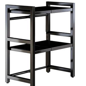 ชั้นวางของในเตาอบไ<span class=keywords><strong>ม</strong></span>โครเวฟแบบพับเก็บได้ทำจากโลหะสำหรับภาชนะใส่อาหาร - Product Image 4