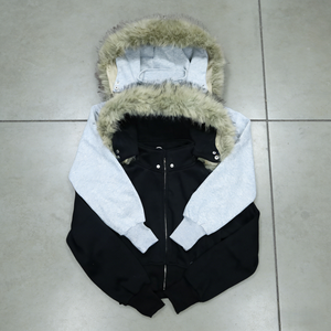 เสื้อฮู้ดดี้มีซิปสไตล์วินเทจ ขนเฟอร์เทียม น้ำหนักมาก พร้อมโลโก้สั่งทำสุดเทรนดี้ สำหรับผู้ชายและผู้หญิง - Product Image 1