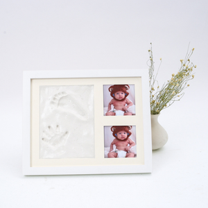 Little Baby-Kit de huella y huella de mano para recién nacido, estampado de arcilla, <span class=keywords><strong>con</strong></span> fecha y nombre - Product Image 2