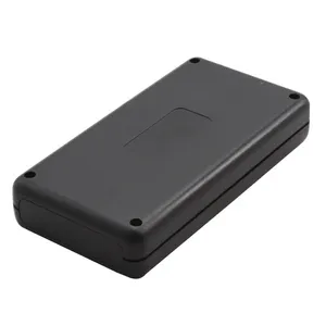 Caja electrónica Caja de conexiones de plástico OEM Inyección ABS personalizada Caja de dispositivo electrónico pequeña negra de mano