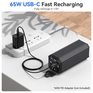 27000mAh 100W 65W PD nhôm sạc di động với làm mát thông minh & dẫn chỉ số cho máy tính xách tay phổ 110V-220V - Product Image 6