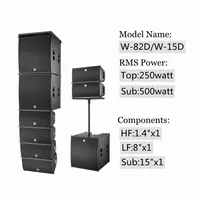 Vente en gros de haut-parleurs audio professionnels Système de réseau de lignes bidirectionnelles de 8 pouces