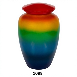 Urnas Funerarias Conmemorativas de Aluminio True Rainbow, Ecológicas, Estilo Americano, con Capacidad de 200 Pulgadas Cúbicas, 1 Año de Garantía - Product Image 1