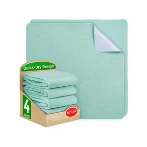 Hengshang Compostable Réutilisable Étanche Lavable Bébé Underpads Pour Adultes