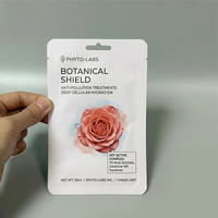 Emballage personnalisé pour masque facial haute barrière, sachet en aluminium, sachet en mylar liquide, sachet cosmétique, sachet pour crème de soin de la peau, pochette plate