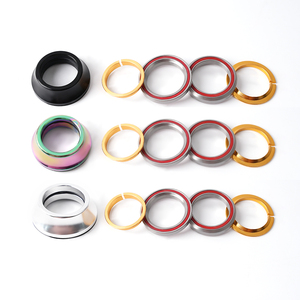 HS02 Bmx Racing Headset CNC Sealed Bearing 44-56mm Headset pour 28.6mm Tapered Tube Fork S'adapte également au Dirt Jumper Tapered - Product Image 5