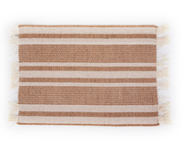 Napperons tissés rectangulaires, tapis de Table en herbe de mer naturelle pour Table à manger