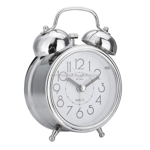 <strong>Clock</strong> Bedside Table Retro <strong>Clocks</strong> Home Decor Vintage <strong>Alarm</strong> <strong>Clocks</strong> Classic Silent Double Bells Quartz Movement <strong>Alarm</strong>