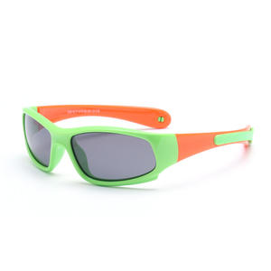 Gafas de sol ajustables flexibles de silicona para niños, gafas de sol polarizadas para deportes de ciclismo al aire libre para bebés y niños pequeños con correa - Product Image 6