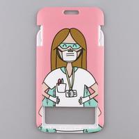 Longes de sangle de cou imperméables durables en nylon de support d'identité médicale pour des accessoires de docteur d'infirmière de corde de clé