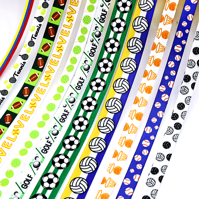 24H Sample Service Custom Printed Ribbon Ribbons for Bows Festival Decorations Branded Ribbon Ribbons with logo Source Factory