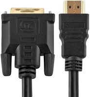 Cable Adaptador SYONG DVI-D a HDMI Macho a Macho, Chapado en Oro, 1080p, para PC, Roku, Xbox One, PS4, PS3, TV, HDMI a DVI
