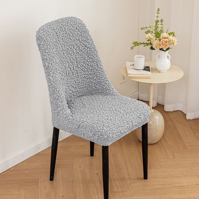 Crinkled fabric | White-gray | High-elastic cloud yarn
