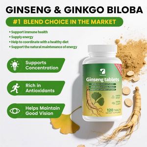 120 comprimés de Ginseng sauvage naturel Senior Ginseng Suppléments nutritionnels à base de plantes pour adultes Pilules Forme posologique - Product Image 4