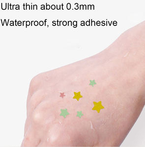 Patchs Assortis Cœur et Étoile, Autocollants Dissimulants Unisexe Doux pour la Peau, Traitement de l'Acné, Convient à Tous les Types de Peau - Product Image 4