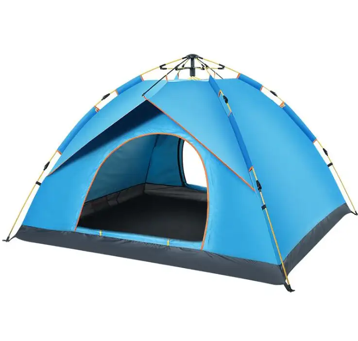 Imperméable coupe-vent randonnée plage pliant automatique Popup tente instantanée Pop Up famille Camping tente pour 3-4 personnes