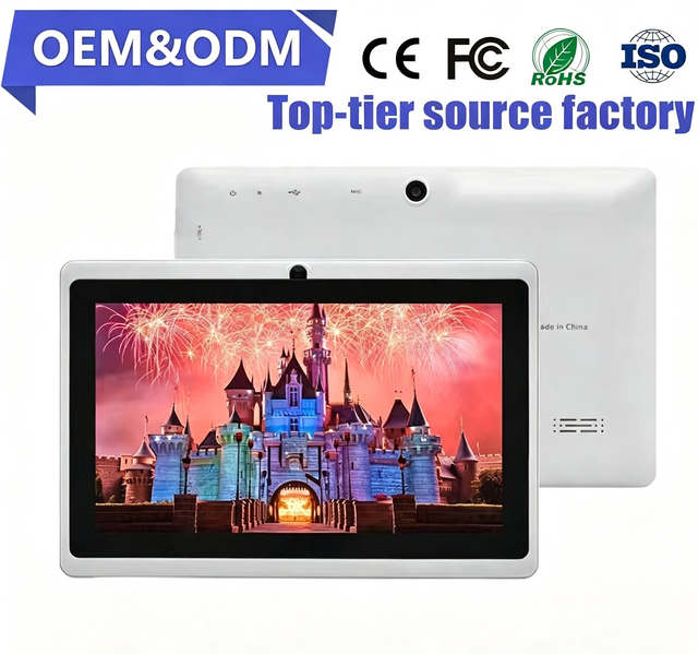 New 7inch Capacitive Screen Educational Android 8.1 Tablet with MTK 1.2GHz Quad Core Processor Wi-Fi for Kids