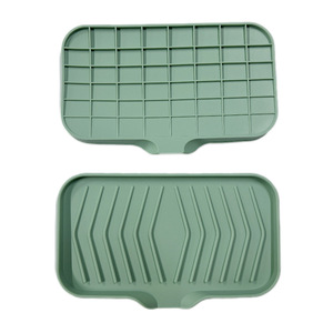 <span class=keywords><strong>Porte</strong></span>-<span class=keywords><strong>savon</strong></span> en silicone auto-drainant de haute pureté Plateau de salle de bain Baignoire <span class=keywords><strong>Porte</strong></span>-<span class=keywords><strong>savon</strong></span> en <span class=keywords><strong>ardoise</strong></span> noire - Product Image 3