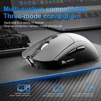 Alibab Online-Shopping Smailwolf RS7 Kabellose Bluetooth-Kabelgebundene Tri-Mode-Gaming-Maus mit 500mAh Akku und PAW3311-Chip