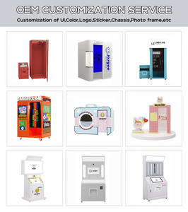 Fotomatón independiente personalizado Selfie fotomatón máquina expendedora instantánea fotomatón quiosco con impresora y cámara - Product Image 6