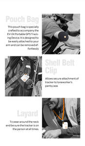 جهاز تعقب شخصي لتحديد المواقع Eview GSM زر الذعر للأطفال تتبع الأطفال - Product Image 3