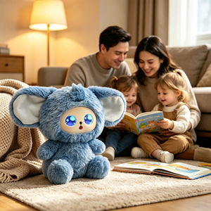 Juguete de Peluche Interactivo con IA, Compañero Emocional en Postura Sentada con Ojos LED, Chat de Voz, Cuentos, Regalo para Niños, Venta al por Mayor ZZ-01 - Product Image 5