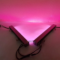 6*4W 12*4W 24*3W DMX512 Pixel RGB RGBW Étanche LED Lumière Mur Rondelle Luminaire