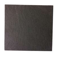 Dessous de verre en ardoise noire naturelle 10x10cm Assiette en ardoise en pierre Prix d'usine
