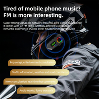 Écouteurs sans fil Y30A de haute qualité pour casque, réduction du bruit, affichage numérique, radio FM, multifonctionnels pour moto et activités de plein air