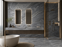 Dalle de marbre Avatar pour murs décoratifs de luxe, comptoirs et projets d'aménagement intérieur d'hôtels, découpe sur mesure