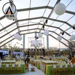 Tente transparente en PVC imperméable et ignifuge, design moderne et luxueux, taille et forme personnalisées, pour événements sportifs en intérieur, mariages, capacité 300 personnes - Product Image 4