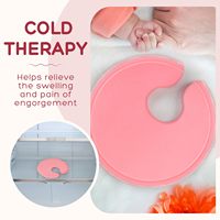 Coussinets de thérapie mammaire en gel souple allaitement et pompage de glace chaude et froide pour le soulagement de la douleur des soins infirmiers
