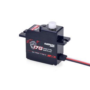 เซอร์โว RC ดิจิตอลพลาสติกแรงดันสูงรุ่น Surpass 17G S0017P พร้อมส่วนประกอบมอเตอร์แบบไร้แปรงถ่านสำหรับเด็กผู้ชาย - Product Image 1