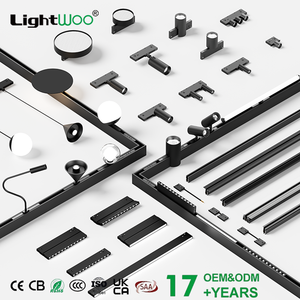 Sistema de Iluminación Magnética Ultra Delgado de 10 mm, 48V <span class=keywords><strong>DALI</strong></span> 0-10V Zigbee 3CCT, LED Modular Ajustable para Hogar Inteligente, Sala de Estar, Sala de Exposiciones - Product Image 1