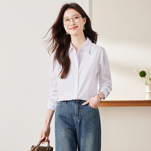 เสื้อชีฟองสีขาวสำหรับสาวออฟฟิศเสื้อลำลองแขนสั้นฤดูร้อนทอ5327<span class=keywords><strong>ล</strong></span>ายพื้น - Product Image 2