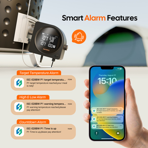 ตั<span class=keywords><strong>ว</strong></span>ควบคุมอุณหภูมิเตาปิ้งย่าง INKBIRD ISC-028-BW แบบ WiFi Bluetooth พร้อมพัดลมสำหรับเตา Kettle Grill และ Kamado Grill - Product Image 6