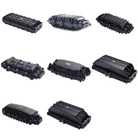 Boîtier de raccordement horizontal en fibre optique 6 ports 192 fibres, étanche IP65, personnalisable OEM, fourni par l'usine