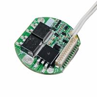 BHY855 Sistema de Gestión de Baterías de Litio de Forma Redonda con Puerto Separado de Tamaño Pequeño, 10S 36V 15A 20A, para Vehículos Eléctricos