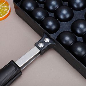 Sartén Wok Antiadherente de Aleación de Aluminio de 18 Cavidades, Plancha de Fondo Plano para Bolas de Pulpo, Bandeja para <span class=keywords><strong>Estufa</strong></span> de <span class=keywords><strong>Gas</strong></span>, Venta Ambulante, Barbacoa - Product Image 5