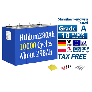 BetterESS 280Ah LifePO4 Lithium Batterij 3.2V M6 Stud+Busbar+Bevestigingsmoer 10000 Cycli Zonne-energie Opslag 896Wh 3-5 Jaar Garantie - Product Image 1