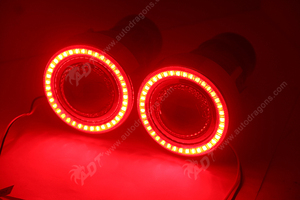 Autodragons - Faros Delanteros Redondos de 2.5 Pulgadas con Anillo de Halo LED y Ojos de Ángel para Piezas de Automóviles - Product Image 4
