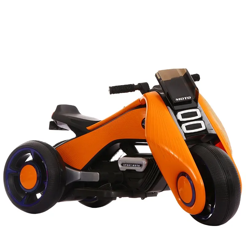 12V Kids Electric Cool Three Wheel Electric Motorcycle Toy Children Toy Car Tricycles Car Motorcycle Ride on Go Kart