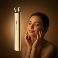 Appareil de massage esthétique pour le visage, raffermissant la peau à domicile, avec lumière LED 3D et rouleau, pour le lifting du visage et des yeux