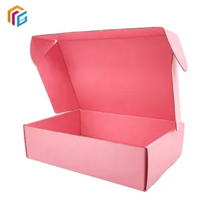 Custom Image Paper Mailer Box Large Corrugated Shipping Box Gloss Clothes Shoe Cardboard Packaging Paper Mailing Box For Currier