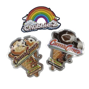 Bán buôn túi Mylar cho 3.5 gram hiệu ứng Hologram có thể khóa kéo dây kéo trẻ em gói <span class=keywords><strong>Cali</strong></span> 3.5g - Product Image 3