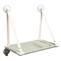 Nouveau hamac transfrontalier respirant en polyester pour chat, avec ventouses, pour balcon, rebord de fenêtre, lit de repos, structure d'escalade tout-en-un