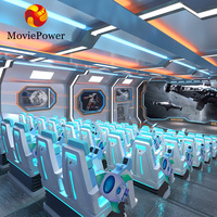 Simulateur de cinéma 5D en réalité virtuelle, équipement de cinéma VR personnalisé, thème océan, avec effets spéciaux pour les parcs d'attractions