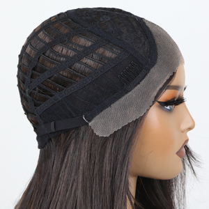 <span class=keywords><strong>Parrucca</strong></span> Natura con Frontale in Pizzo HD, Fibra Resistente al Calore, Capelli Futura Non Infiammabili, <span class=keywords><strong>Parrucca</strong></span> Sintetica Senza Colla per Donne Bianche - Product Image 6