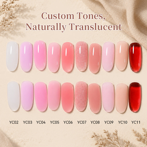 BORN PRETTY Gel Constructeur Couleur Rose Nude 15ml Sans TPO Sans HEMA Auto-nivelant 8 en 1 Gel Dur pour Extension d'Ongles - Product Image 2