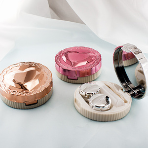 Estuche <span class=keywords><strong>para</strong></span> Gafas de Diseño Personalizado, Pequeño y Moderno, Estuche <span class=keywords><strong>para</strong></span> <span class=keywords><strong>Lentes</strong></span> de Contacto de Plástico con Impresión de Logotipo Bonito, Hecho de Material ABS - Product Image 1